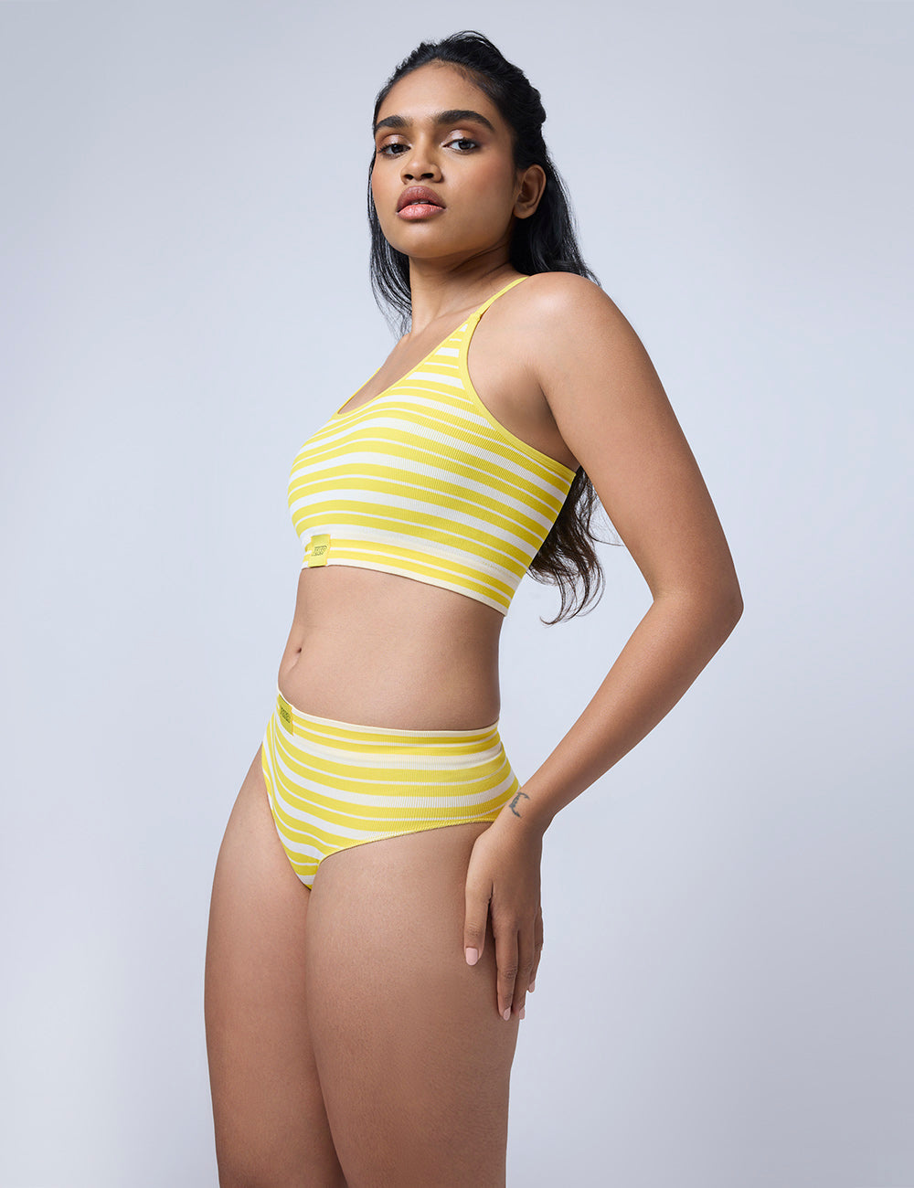 Ribbed Stripe Bralette